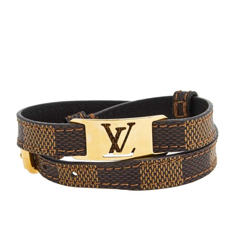 Louis Vuitton Damier Canvas Sign It Double Wrap Bracelet 19 CM Louis  Vuitton | The Luxury Closet