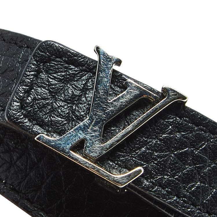 Pre Owned Louis Vuitton Bicolor LV Initials Taurillon Reversible Bracelet