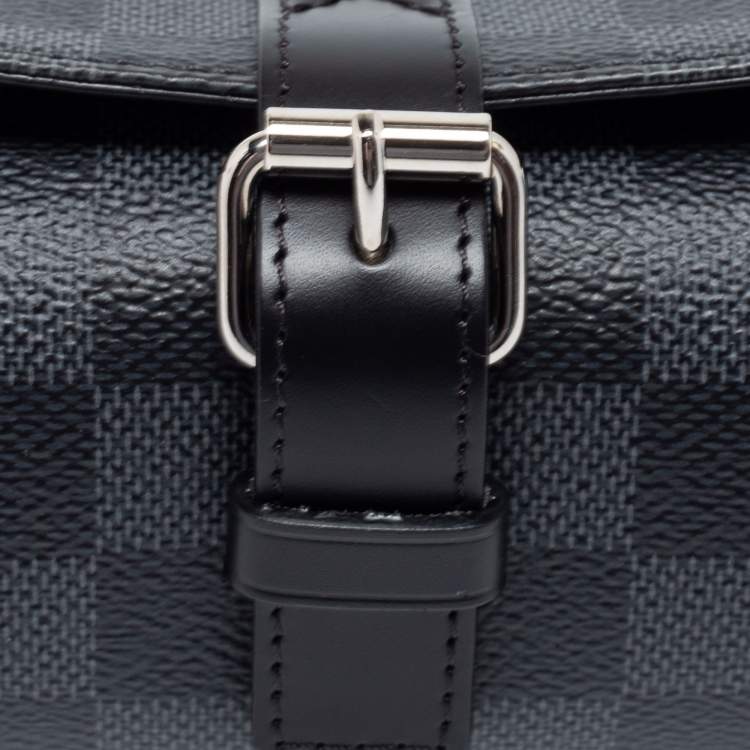 Pre Owned Louis Vuitton Damier Graphite Canvas Watch Case
