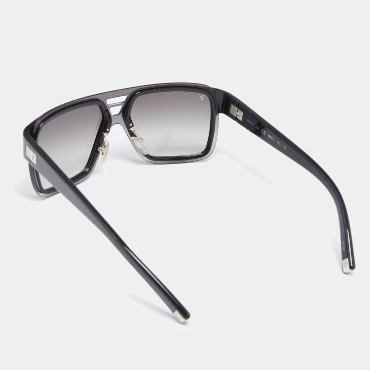 Pre Owned Louis Vuitton Grey/Black Z0361U Enigme Sqaure Sunglasses