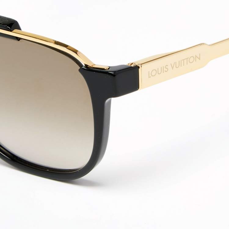 Louis Vuitton Black Acetate Frame Evidence Sunglasses - Yoogi's Closet