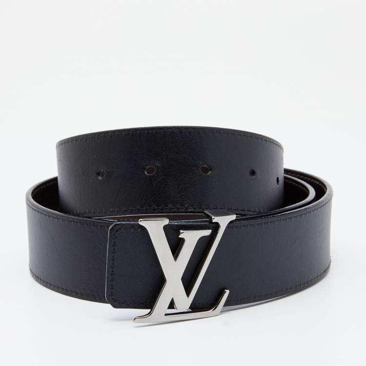 Louis Vuitton Dark Brown Leather LV Initiales Belt 90CM Louis Vuitton | The  Luxury Closet