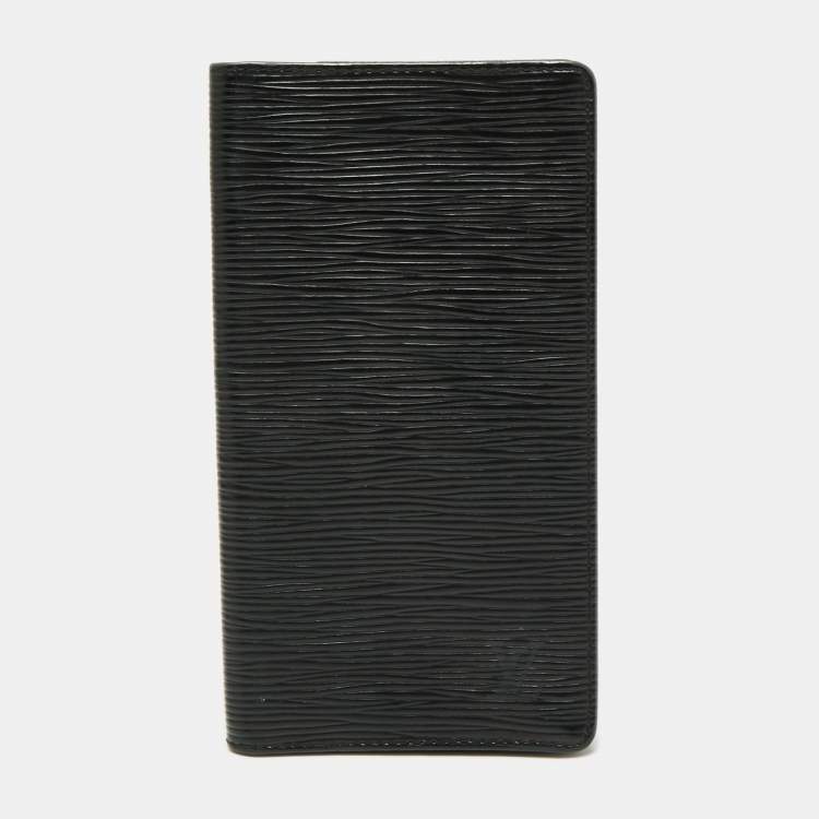 Louis Vuitton Black Epi Leather Checkbook Wallet Louis Vuitton | The Luxury  Closet