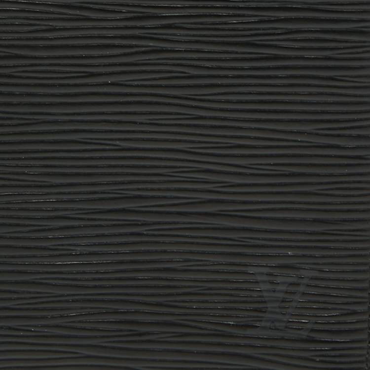 Pre Owned Louis Vuitton Black Epi Leather Checkbook Wallet