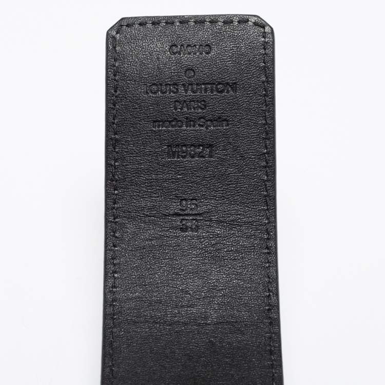 Pre Owned Louis Vuitton Monogram Canvas 40MM Reversible Belt 95CM