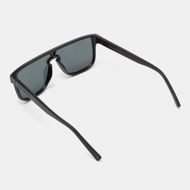 Pre Owned Louis Vuitton Black Monogram LV Waimea Shield Sunglasses