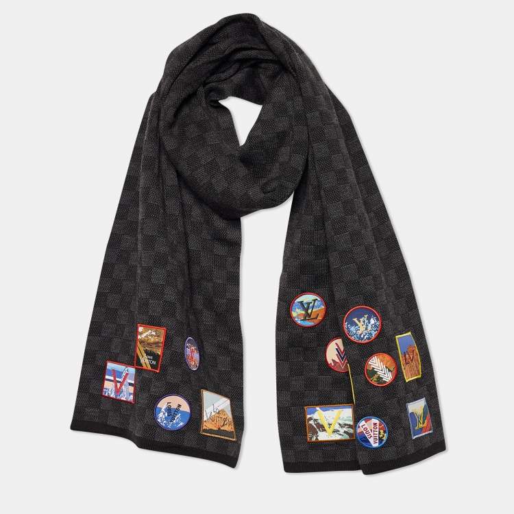 louis vuitton scarf used