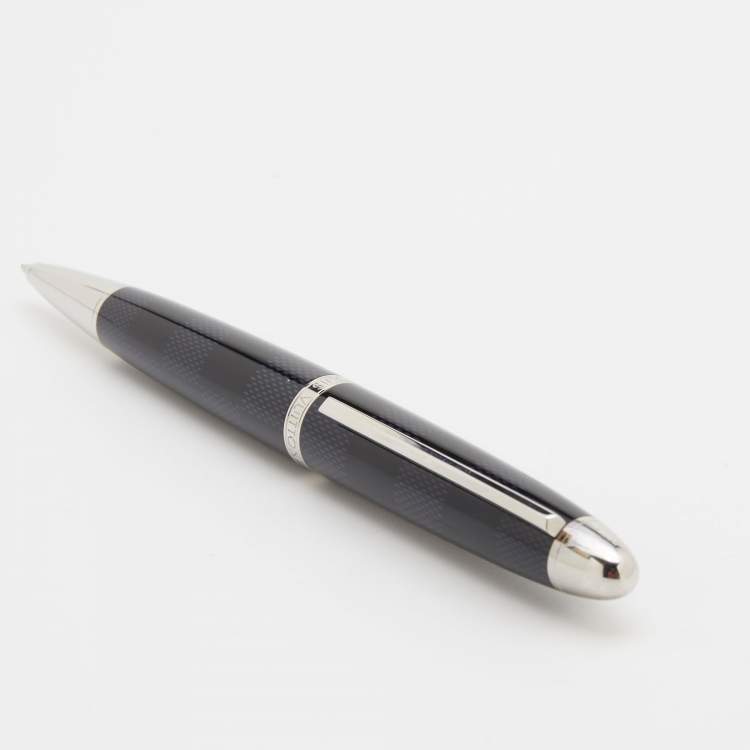 Pre Owned Louis Vuitton Graphite Damier Lacquer Grand Tour Mechanical Pencil