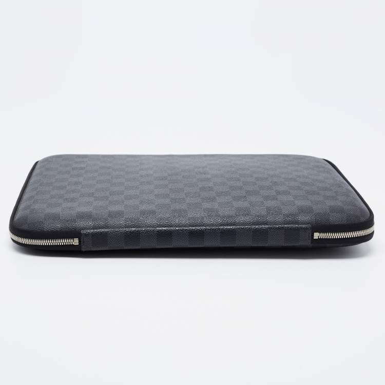 Pre Owned Louis Vuitton Damier Graphite Canvas 15" Laptop Sleeve