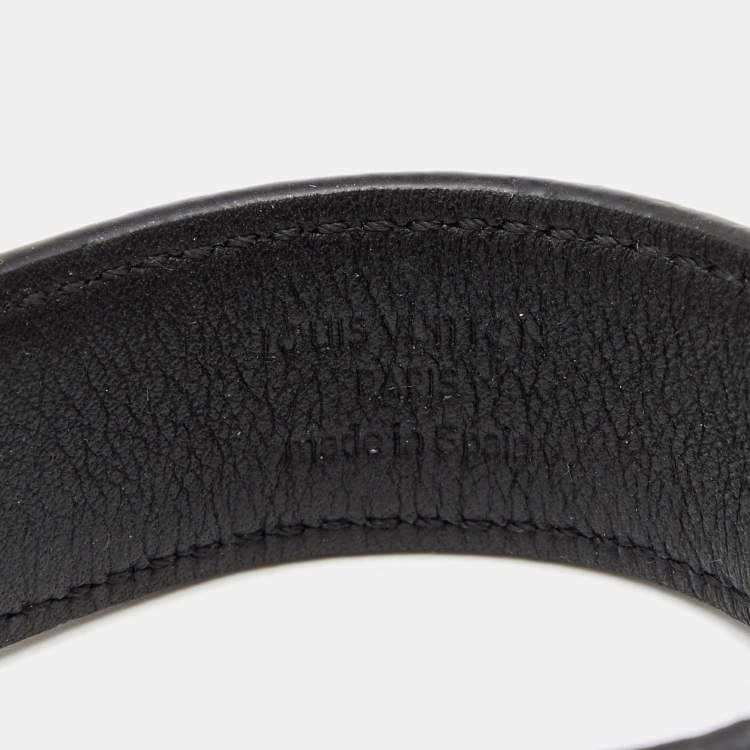 Pre Owned Louis Vuitton Brown Monogram Hockenheim Bracelet 19