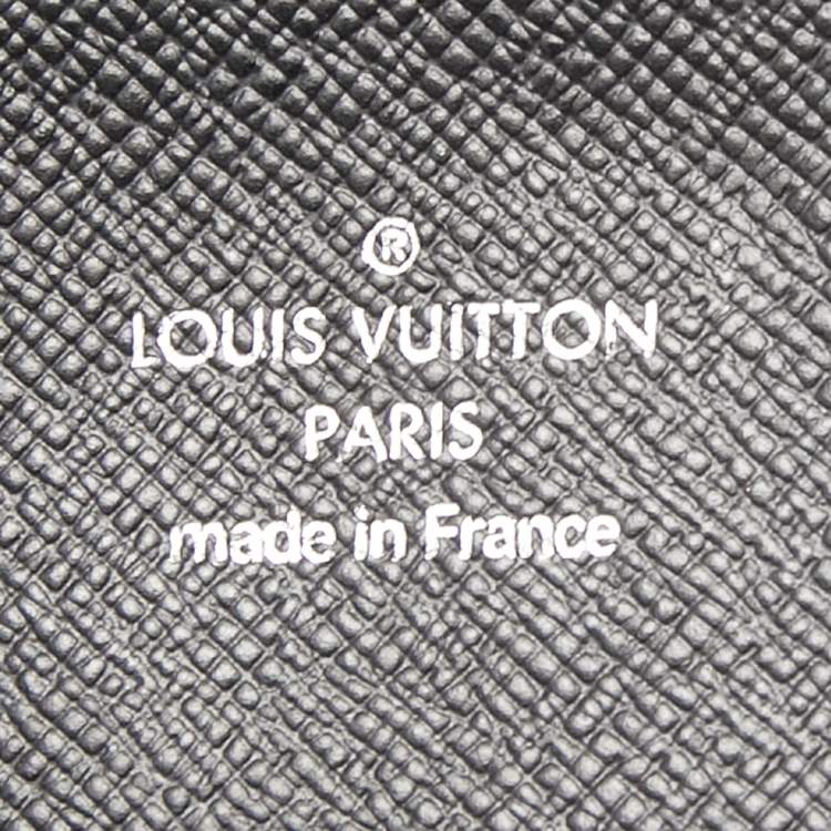 Pre Owned Louis Vuitton Black Taiga Leather Atoll Travel Organizer