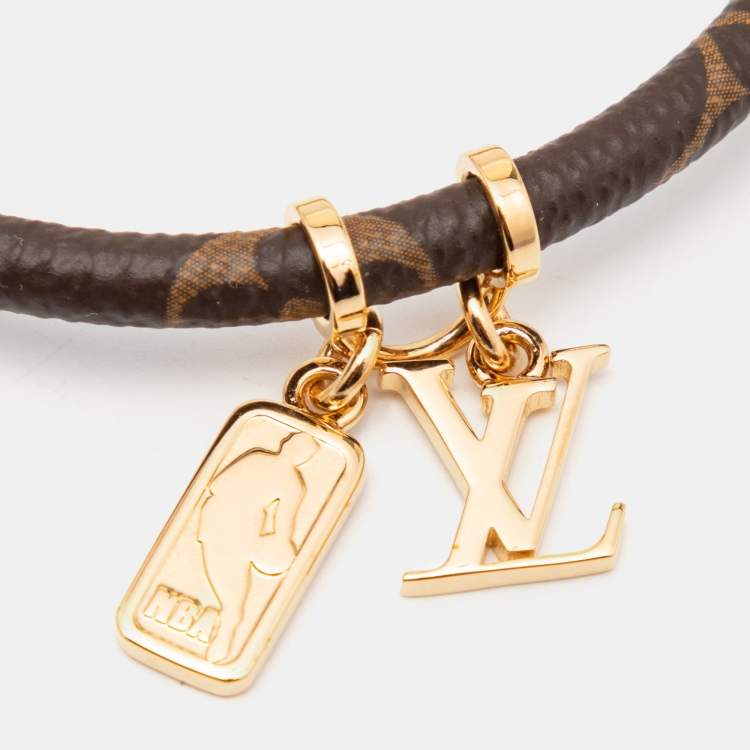 Pre Owned Louis Vuitton x NBA Monogram Canvas Hang It Bracelet