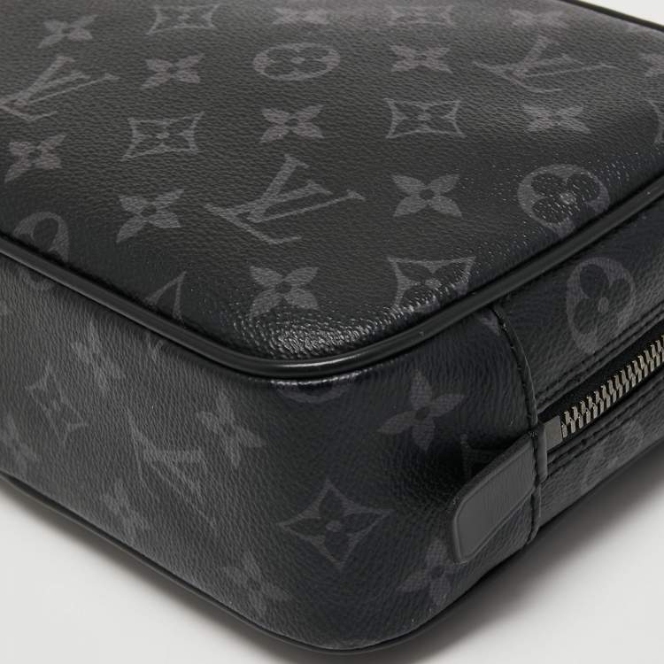 Pre Owned Louis Vuitton Monogram Eclipse Canvas PM Toiletry Pouch 