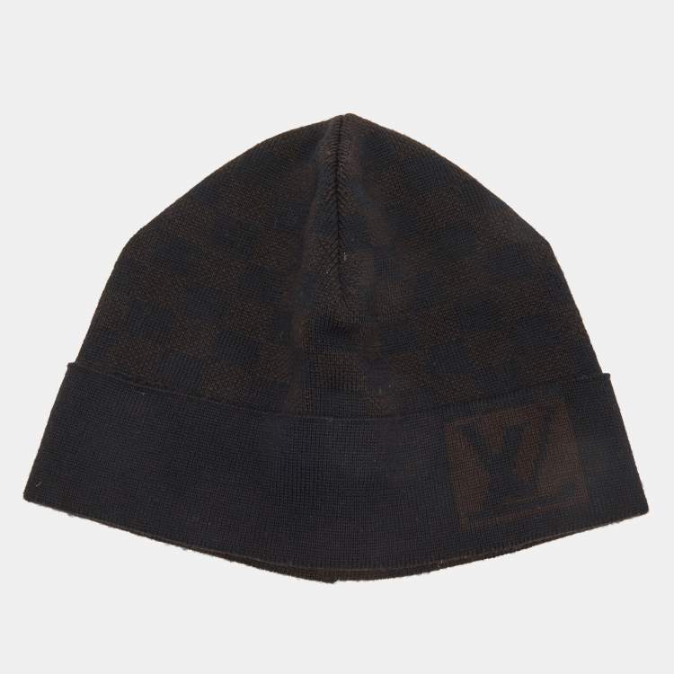 Louis Vuitton Petit Damier Beanie Hat in Black (NO BOX), in Romford,  London