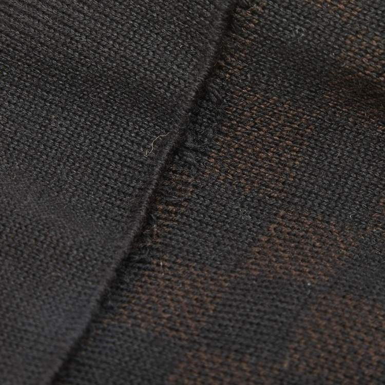 Pre Owned Louis Vuitton Black/Brown Petit Damier Beanie