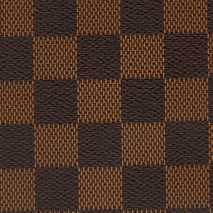 Pre Owned Louis Vuitton Damier Ebene Canvas Passport Cover