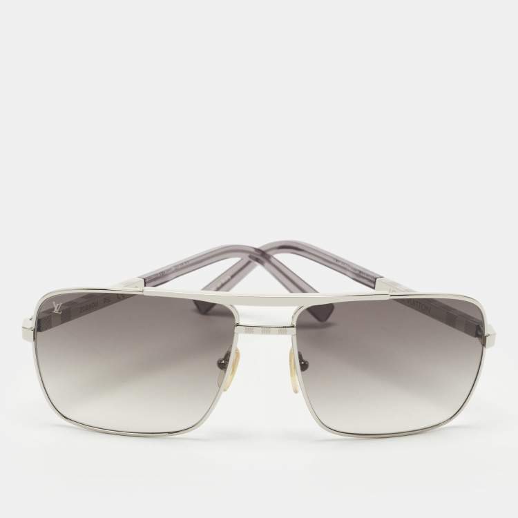 Louis Vuitton Silver Sunglasses for Men for sale