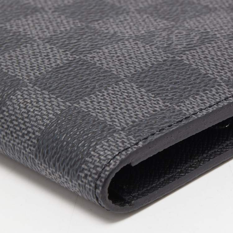Pre Owned Louis Vuitton Damier Graphite Canvas Passport Cover