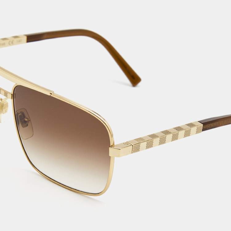 Louis Vuitton Attitude Gold Sunglasses