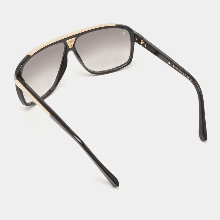 Pre Owned Louis Vuitton Gold/Black Evidence Gradient Sunglasses