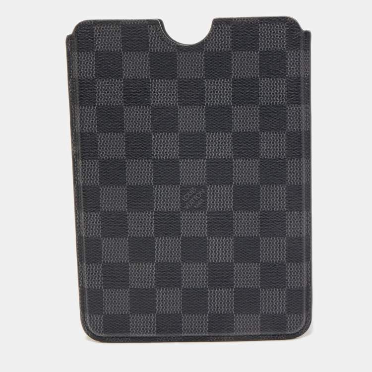Pre Owned Louis Vuitton Damier Graphite Canvas iPad Mini Case