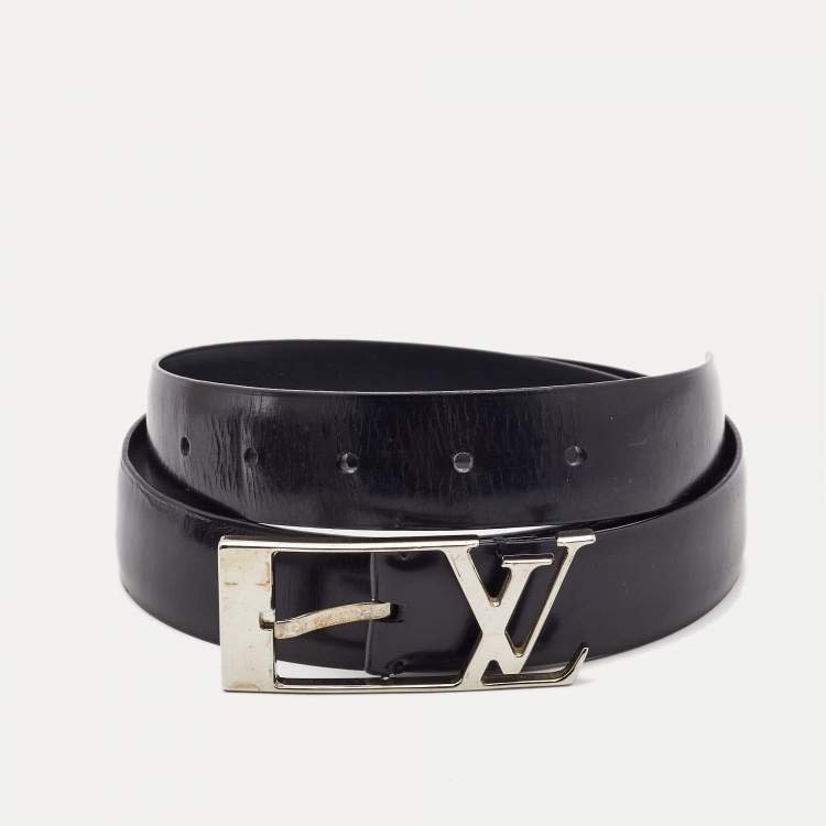 Black louis 2024 vuitton belt men