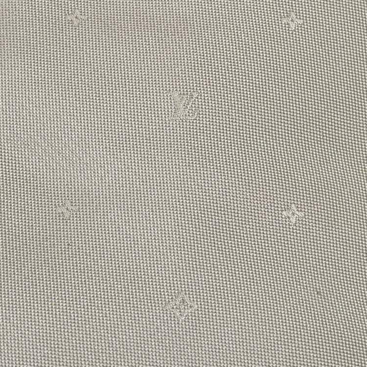 Pre Owned Louis Vuitton Grey Logo Silk Jacquard Tie 