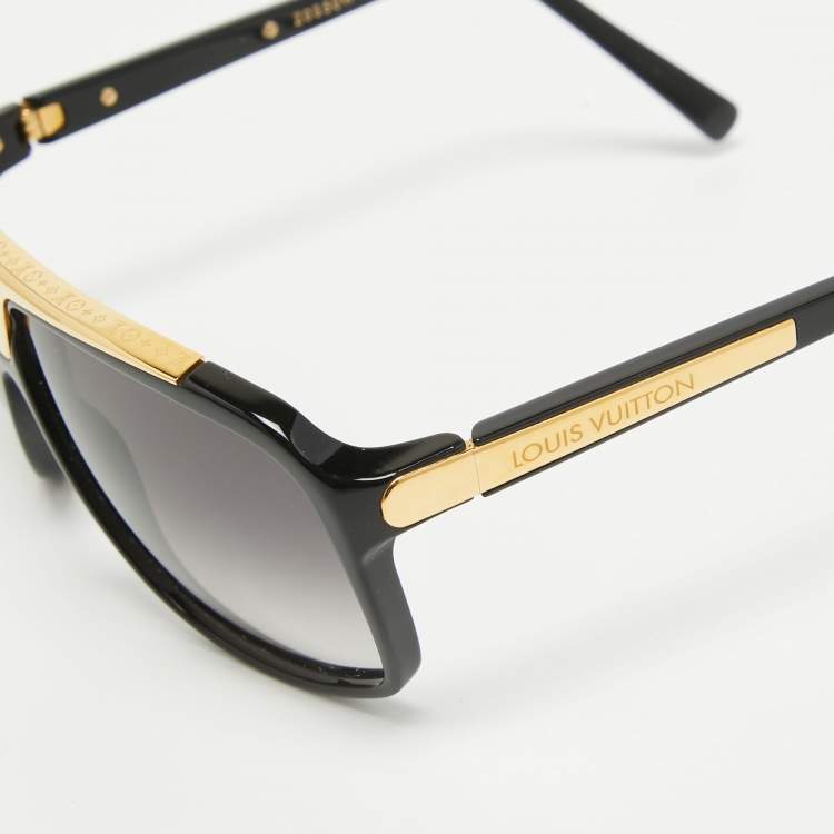 Pre Owned Louis Vuitton Black Gradient Z0350W Evidence Square Sunglasses 