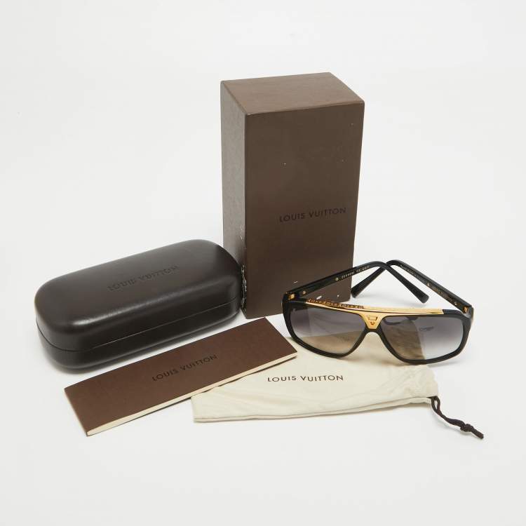 Pre Owned Louis Vuitton Black Gradient Z0350W Evidence Square Sunglasses 