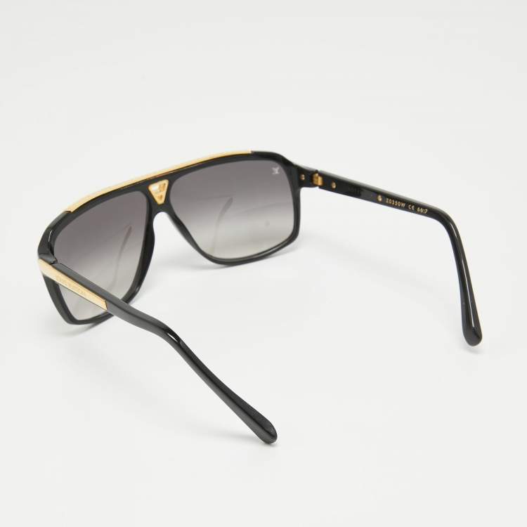 Pre Owned Louis Vuitton Black Gradient Z0350W Evidence Square Sunglasses 