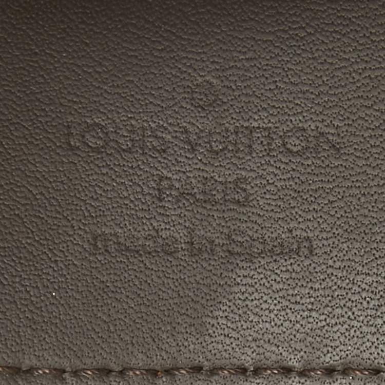 Pre Owned Louis Vuitton Blue Leather LV Intials Belt 90CM