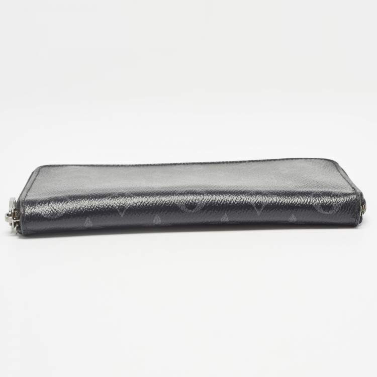 Pre Owned Louis Vuitton Damier Graphite Canvas Zippy Vertical Wallet