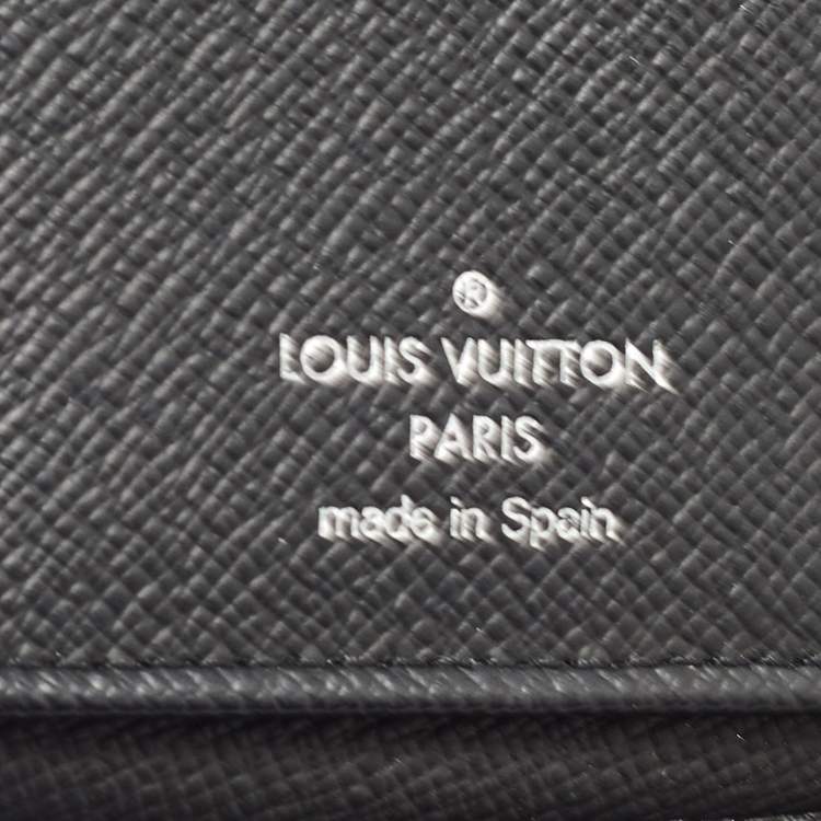 Pre Owned Louis Vuitton Damier Graphite Canvas Zippy Vertical Wallet