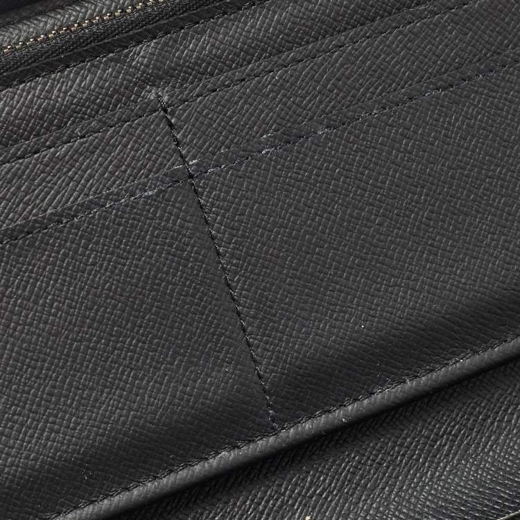 Pre Owned Louis Vuitton Damier Graphite Canvas Zippy Vertical Wallet