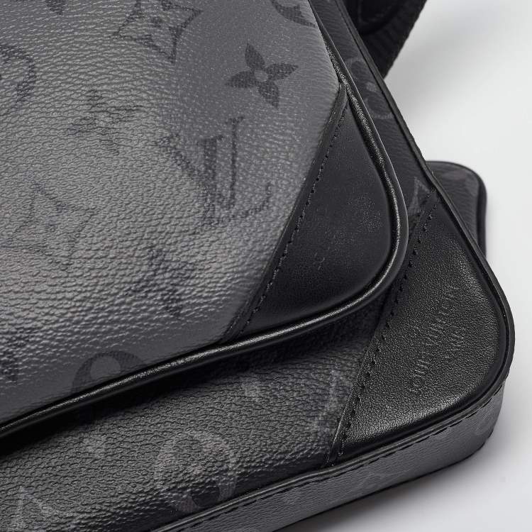 Pre Owned Louis Vuitton Monogram Eclipse Canvas Trio Messenger Bag