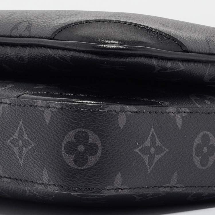 Pre Owned Louis Vuitton Monogram Eclipse Canvas Trio Messenger Bag