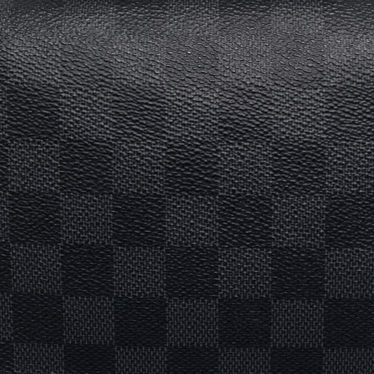 Pre Owned Louis Vuitton Damier Graphite Canvas Zippy XL Wallet