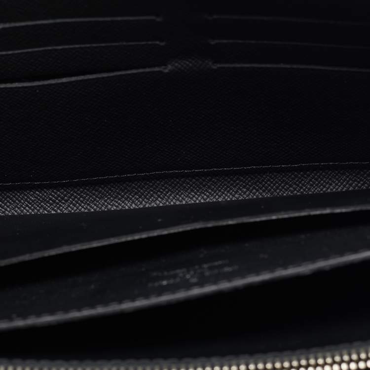 Pre Owned Louis Vuitton Damier Graphite Canvas Zippy XL Wallet