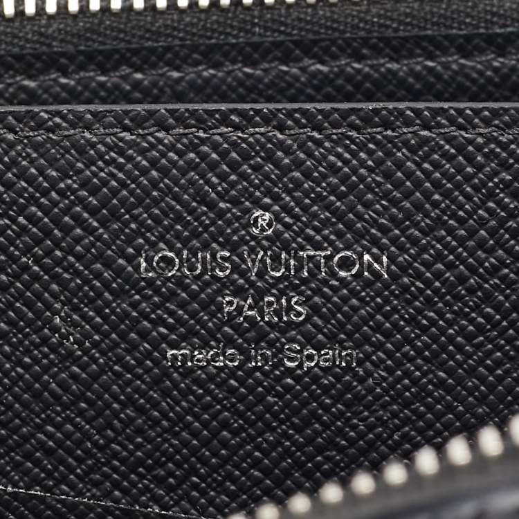 Pre Owned Louis Vuitton Damier Graphite Canvas Zippy XL Wallet