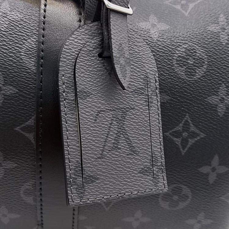 Pre Owned Louis Vuitton Eclipse Bandouliere Keepall 35 Bag
