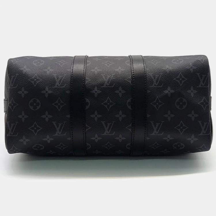Pre Owned Louis Vuitton Eclipse Bandouliere Keepall 35 Bag