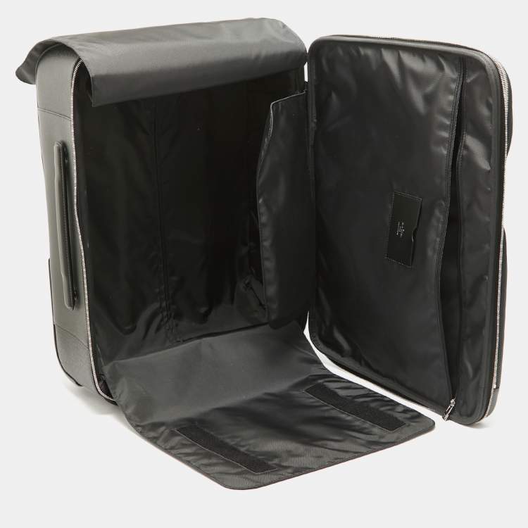 Pre Owned Louis Vuitton Black Taiga Leather Pegase 55 Luggage