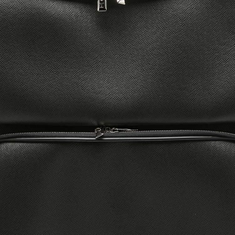 Pre Owned Louis Vuitton Black Taiga Leather Pegase 55 Luggage