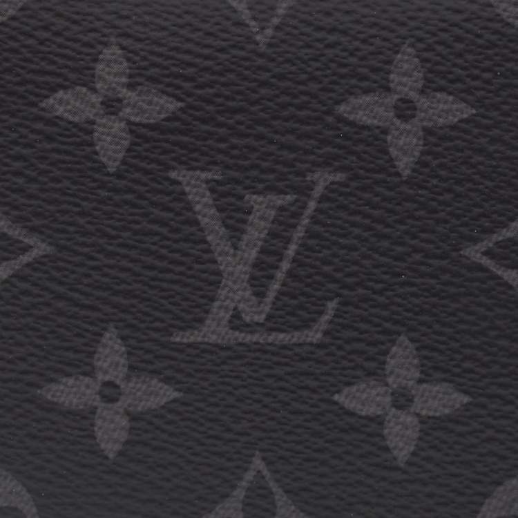 Pre Owned Louis Vuitton Monogram Eclipse Slender Wallet
