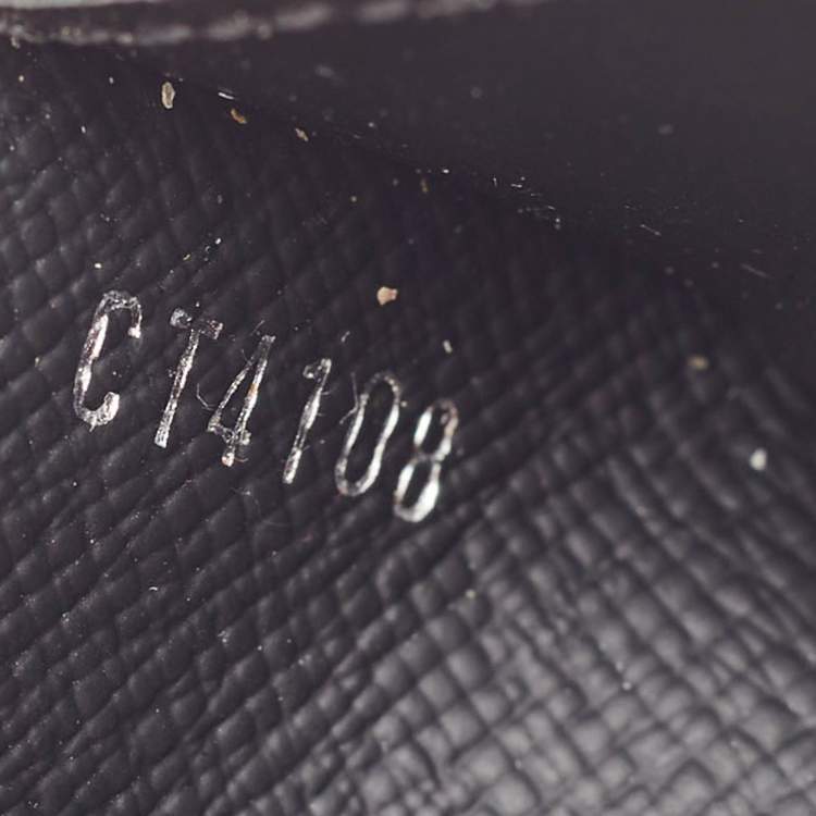 Pre Owned Louis Vuitton Monogram Eclipse Slender Wallet