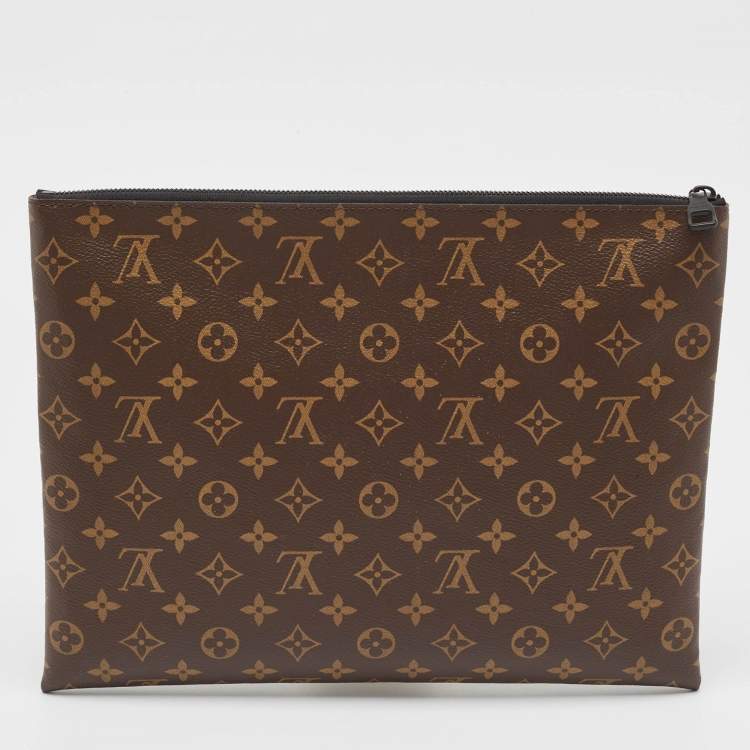 Pre Owned Louis Vuitton Monogram Canvas Solar Ray A4 Pochette
