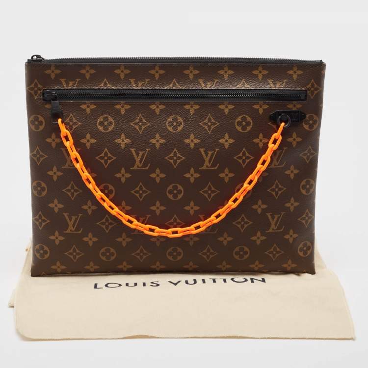 Pre Owned Louis Vuitton Monogram Canvas Solar Ray A4 Pochette