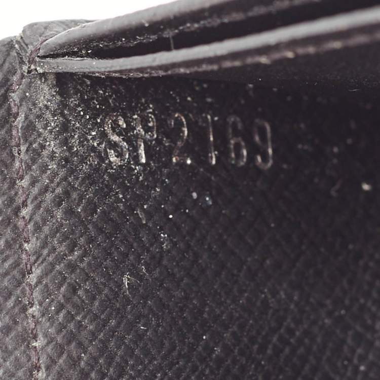 Pre Owned Louis Vuitton Monogram Eclipse Slender Wallet