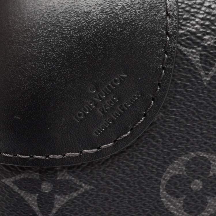 Pre Owned Louis Vuitton Monogram Eclipse Canvas Horizon 55 Suitcase