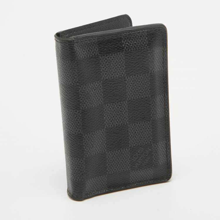 Pre Owned Louis Vuitton Damier Graphite Canvas Pocket Organizer